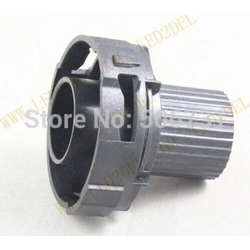 FSYLX 2pcs H7 HID Xenon Bulb Adapter Holder for Audi A6L H7 Halogen Convert to HID For Audi A6L High Beam Adapter holder socket