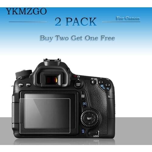 2 Pack 9H Tempered Glass LCD Screen Protector for Canon EOS M3 M5 M10 M100 M50 M6 G1x Mark II 2 / SX720 HS / SX710 SX700 HS G16