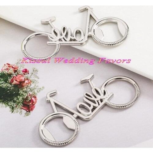 40 Pieces/lot) Love Wedding and Party Favors of Le Tour Bicycle bottle openers For Bridal showers and wedding souvenirs gift
