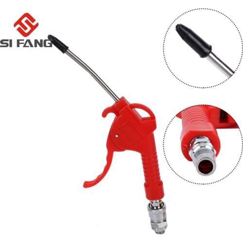 9inch Plastic Handle Air Blow Gun Orange Angled Nozzle Plastic Handle Dust Removal Cleaning Tool Pneumatic Blow Gun power tool
