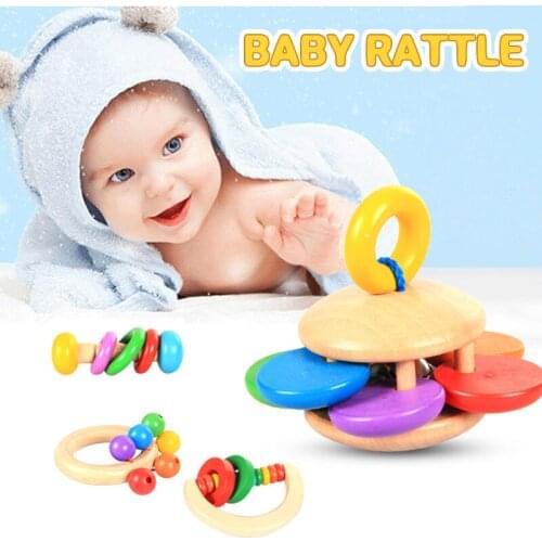 Kids Hand Holding Wooden Bell Children Beginner Percussion Musical Toy Percussion Musical Rhythm Cognitive Early Education Toys