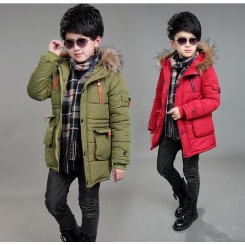 Kids Coat 2020 Autumn Winter Boys Jacket for Boys Children Clothing Hooded Outerwear Teen Boy Clothes 4 5 6 7 8 9 10 12 14 Years