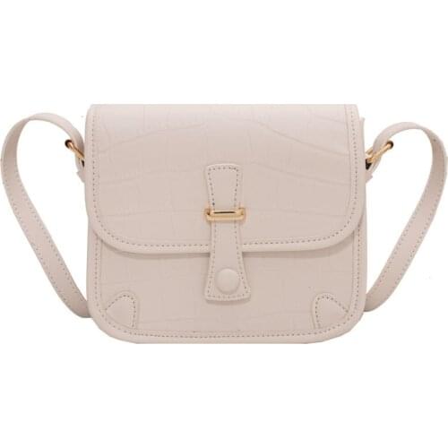 Designer Fashion Ladies Shoulder Bag Exquisite Cross-body Shoulder Bag Solid Color Small Square bag