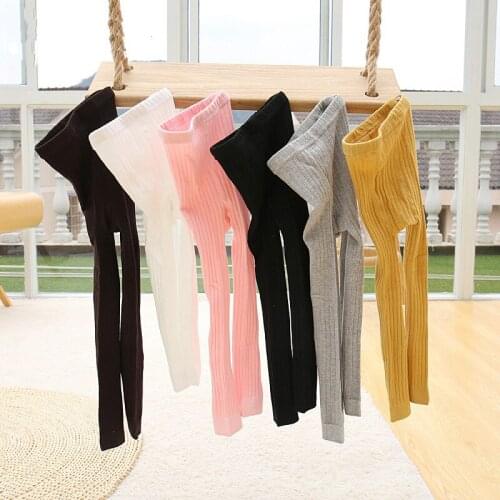 Girls Plain color Tights Cotton Warm Pantyhose Tight Stockings kids Child Girl hosiery Baby Stockings Newborn Baby Tights LKW030