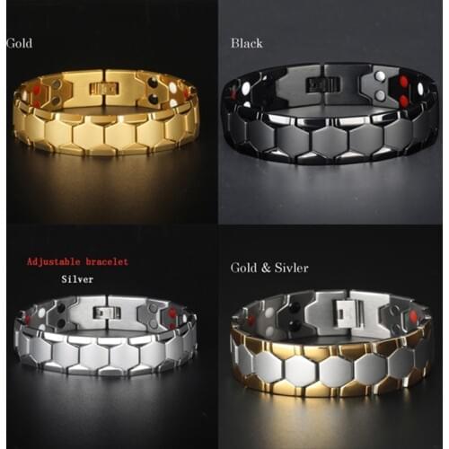 Fashion 3 IN 1 Slimming Bangle Bracelets Magnetic Therapy Bracelet Healthcare Luxury Jewelry Weight Loss Energy Wholesale Z202