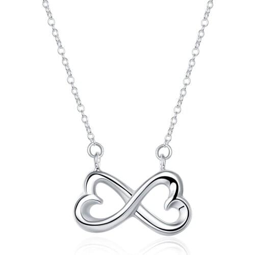 Wedding Party Silver Plated Necklace For Women Classical Jewelry Low Price Factory Price