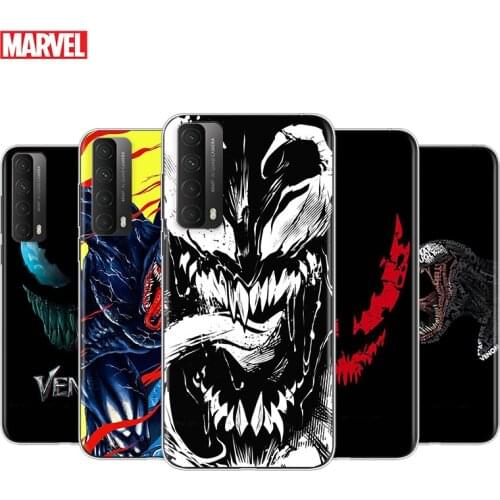 Transparent Cover Marvel Venom Dark Hero For Huaeri Y9S Y9A Y9 Y8P Y8S Y7 Y7A Y7P Y6P Y6S Y6 Y5P Y5 Pro Phone Case