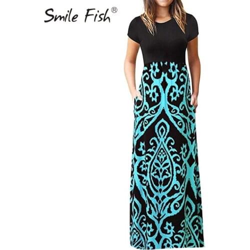 Стильные летние платья SMILE FISH China At AliExpress