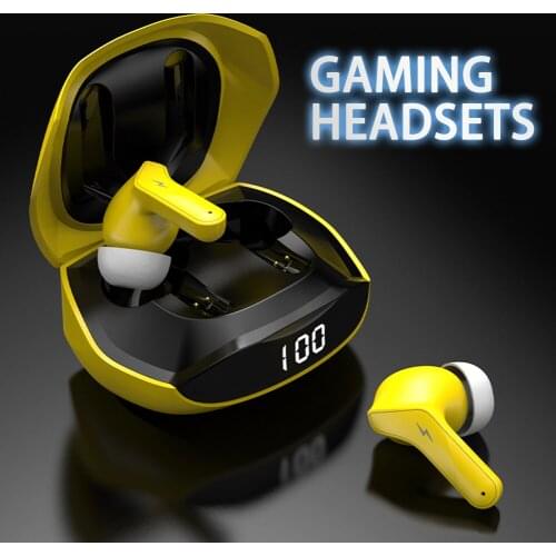 KINGSTAR Gaming Earbuds TWS Bluetooth Earphones Wireless Headsets PUGB Winner Gamer Waterproof Sports Headphones with Microphone