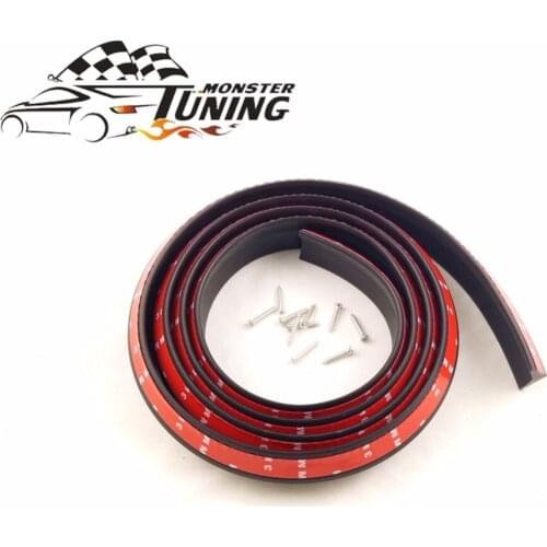 Tuning Monster New Racing 2.5M Front Bumper Lip Splitter Protector Body Spoiler Valance Chin