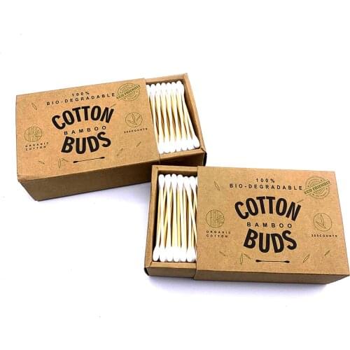 200PCS Women Beauty Makeup Cotton Swab Double Head Cotton Buds Make Up Wood Sticks Nose Ears Cleaning Tools Dropshipping