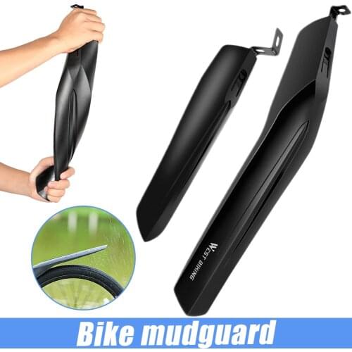 Bicycle Mudguards Adjustable Mountain Road Accessoreis Mud Guard Fender Front Rear Tire Rainproof Plates For 22-24 Inch Bikes