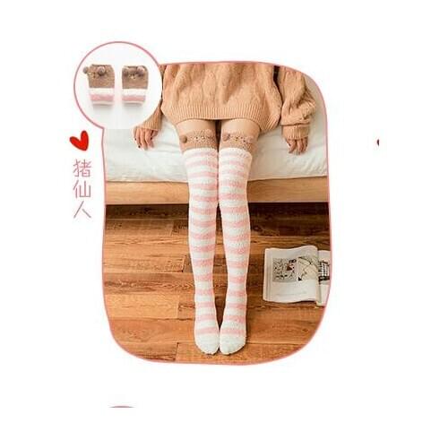 Japanese stockings COSPLAY over the knee candy color maid sexy and cute jk high stockings student color thigh stockings