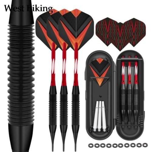 3Pcs/Pack Nylon Tip Darts 19 Grams, Premium Darts Set with Aluminum Shafts Standard Flights, Iron Barrel, Pet Flight