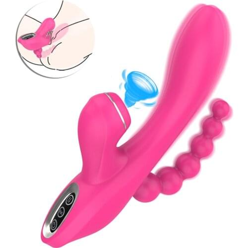 3 IN 1 Sucking Vibator Sex Toys For Women Couple Fast Orgams Sexshop Clitoral G spot Oral Suction stimulator Adult products