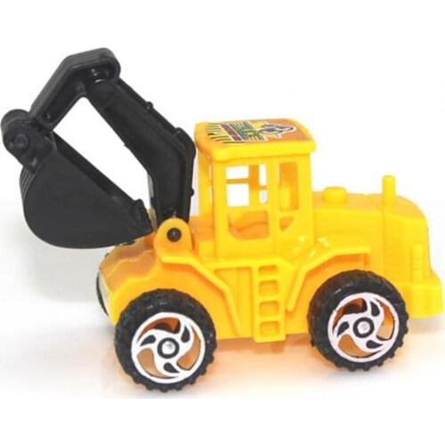 6Pcs Construction Car Joint Parent-children Interactive Toys for Kids Birthday Gift ABS Mini Engineering Car Models for Fun