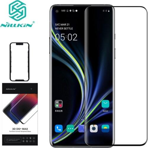 9H Tempered Glass for OnePlus 8 Full Covered Screen Protector Nillkin 3D DS+MAX Anti-Explosion Film for OnePlus 8 Pro