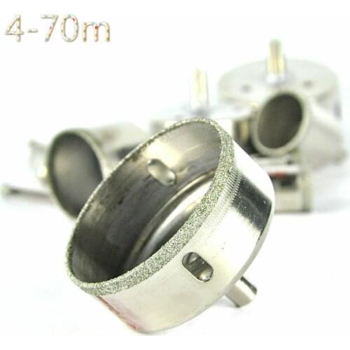 Diamond tool drill bit hole saw set for glass ceramic marble 15 pcs/set 4-70 mm Hollow Core Drill Bits
