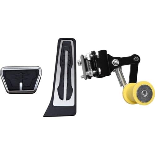 Gas Brake Pedal Cover Set With Motorcycle Chain Tensioner Chain Adjuster Bolts In Roller Adjustment Universal
