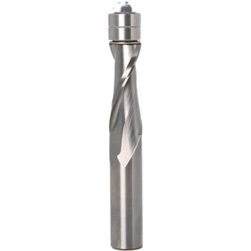 Shank Flush Trim Solid Carbide Spiral Router Bits for Wood Cutting End Mills Milling Cutters CNC Woodworking Tools