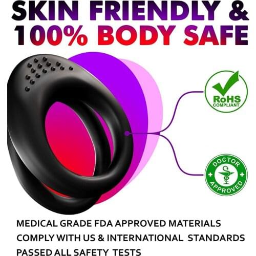 Male Silicone Penis Ring Scrotum Bind Delay Ejaculation Cock Rings Erection Rings Adult Sex Toys For Men Couple Erotic Sex Shop