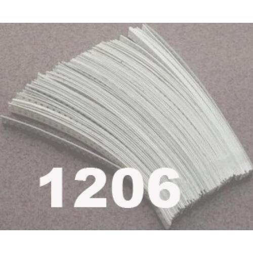 500pcs SMD 1206 Resistor Kit 0R-39R 5% 1206 Resistors package 25values*20pcs