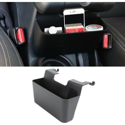ABS Storage Box Front Center Console Armrest Storage Box Tray For Jeep Wrangler JK JKU 2011-2018