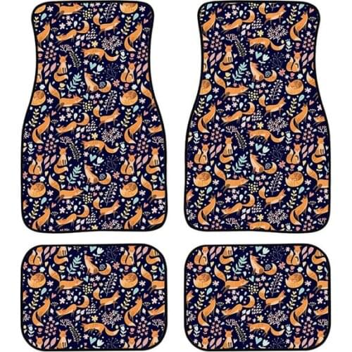 Aimaao Fox Pet Floor Mats Non-Slip Fit Universal Sedans SUV Vans Trucks For Haval F7 Renault Megane 3 Honda Crv VW Camry 40