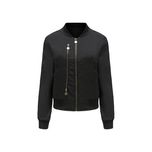 Spring Autumn Bomber Winter Fashion jacket women Long sleeve patchwork casual jacket Plus size 3XL