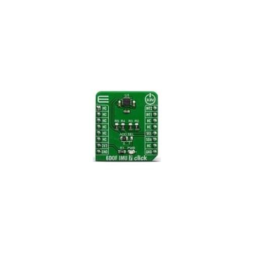 MIKROE-3776 sensor development tools 6DOF IMU 7 Click Modules