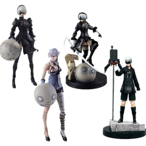 NieR Automata YoRHa No. 2 Type B figma 2B Machine Lifeform Kaine Nier action figure doll model statue figura gift