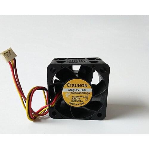 Original DC 24V 2.9W 40*40*28MM 4CM GM2404PQB1-8A 2-Wire Converter Cooling Fan