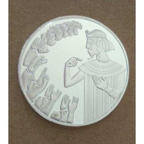 Brothers Embossed SilverPlated Coins Collectibles Art Souvenir Friends gifts
