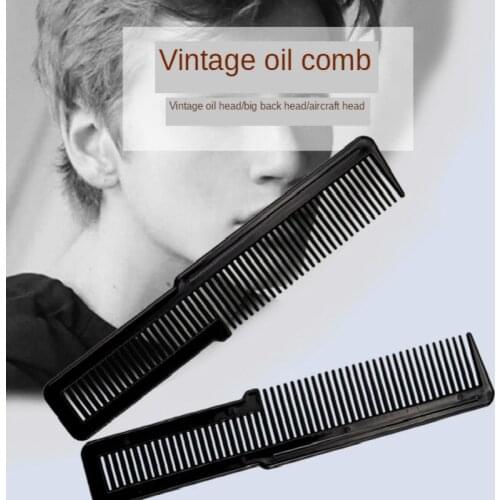 Professional Hair Comb Hairdressing Home Salon Hair Cutting Styling Comb Hairdressing Tools Golden Oil Head Haircut Cutting Comb
