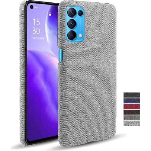Luxury Febric Antiskid Cover Funda For OPPO Reno 5 4 SE 3 2 F Z Find X3 X2 Neo Lite 10x Zoom Reno5 Pro Plus 5G Shockproof Case
