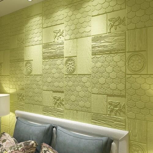 Self-adhesive 3D Wall Stickers Bedroom Living Room Warm Bathroom Waterproof Wallpaper Ceiling Ceiling Roof Wallpaper