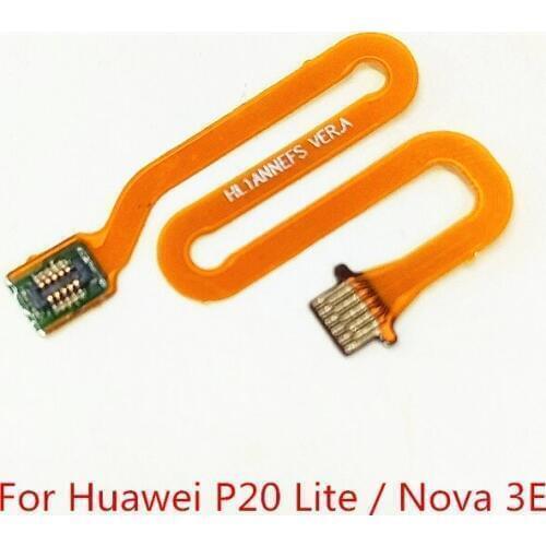 Fingerprint Sensor Scanner Touch ID Home Button Connect Flex Cable For Huawei P20 Lite Nova 3E