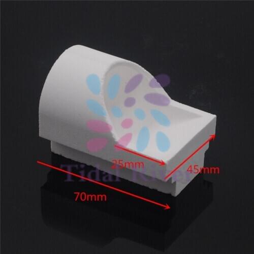 High Quality 8Pcs Dental Lab Hooded Type Casting Quartz Crucible