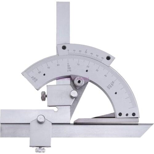 10PCS Universal Protractor 0-320 Degree Precision Goniometer Angle Measuring Finder Ruler Tool Woodworking Measuring Tool