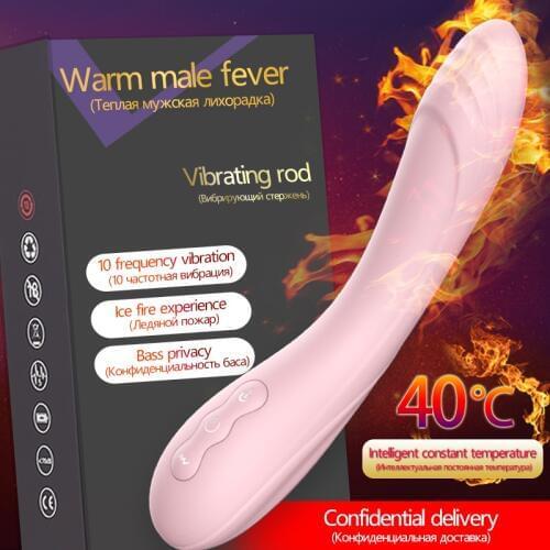 10 Speed G-Spot Vibrator Dildo Heated Vibrators for Women Silicone Waterproof Female Vagina Clitoris Massager Sex Toys for Woman