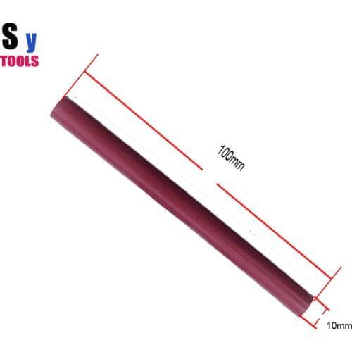 100*10mm cylinder ruby whetstone 3000 Grit For Tungsten steel alloy steel Hard material polishing Knife sharpener -1 piece