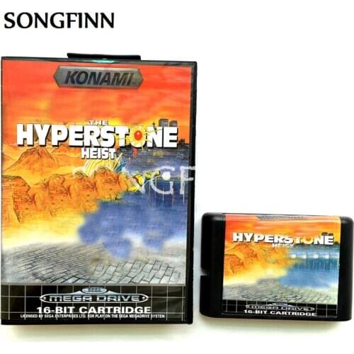 16 bit MD Memory Card With Box for Sega Mega Drive for Genesis Megadrive - The Hyperstone Heist