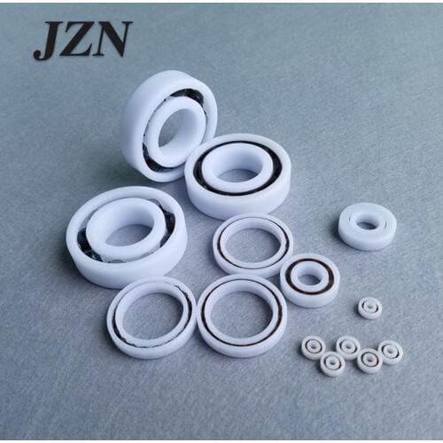 2pcs Free shipping 6000 6001 6002 6003 6004 6005 6006 6007 POM nylon plastic bearing Waterproof insulation non-magnetic