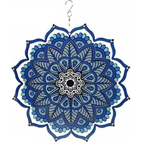 3D Dynamic Rotating Stainless Steel Durable Wind Chime Terrace Decoration Gap Sunshade Exquisite Wind Chime