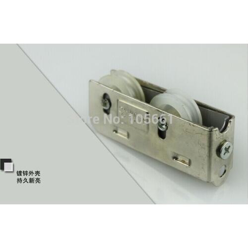 Aluminium alloy sliding door pulley 868 doors and windows copper core double row wheel