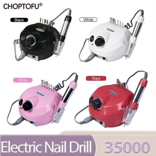 45W Electric Nail Drill Machine Nail Drill Bit 35000RPM Micromotor for Nails Art DIY Tips Electric Manicure Machine Pedicure