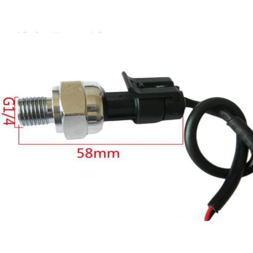 Stainless Steel Oil pressure sensor 1/4" 5V input, 0.5-4.5V output pressure transmitter for pressure detection