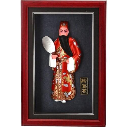 Decoration Arts crafts girl gifts get married The Peking Opera picture frame three Zhu Geliang Chinese wind small gift business