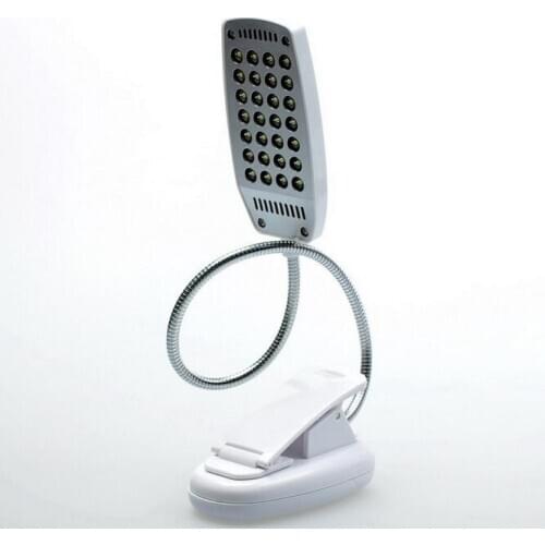 Clip-on Flexible Book Lights USB/Battery Power 28 LED Night Light Lamp Bed Table Desk Reading Lamp Great For Traveling