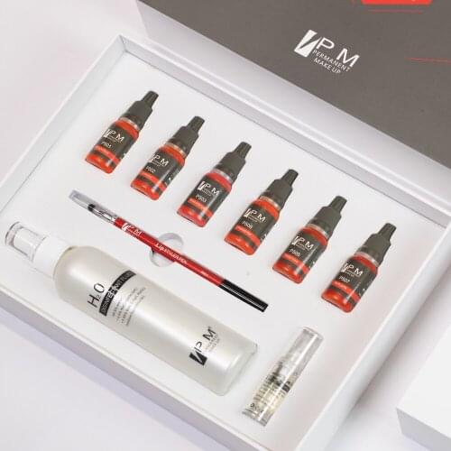 Hot Sale High Quality Pure Lip Permanent Makeup Tattoo Pigment Kit